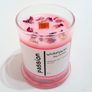 Passion (Love Spell) Scented Organic Soy Candle